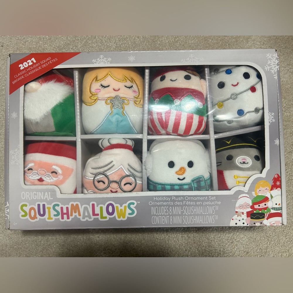 BNIB Squishmallow Holiday Squad 2021